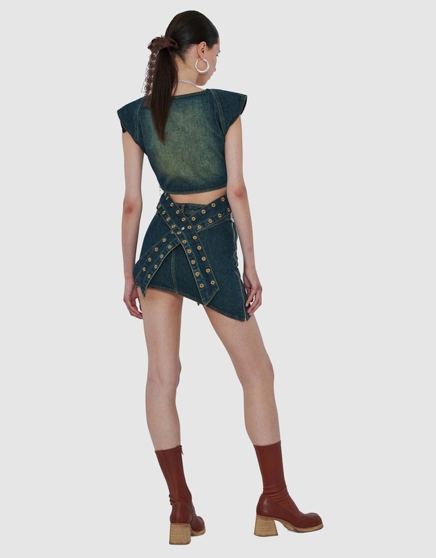 Cannari Concept - Mini Skirt With D-Ring