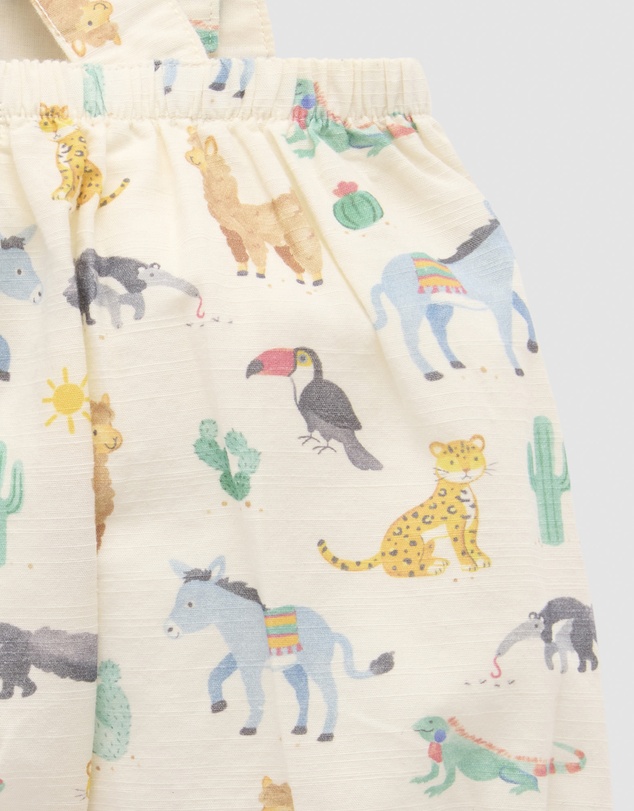 Purebaby - Short Leg Overall -Kids-Babies