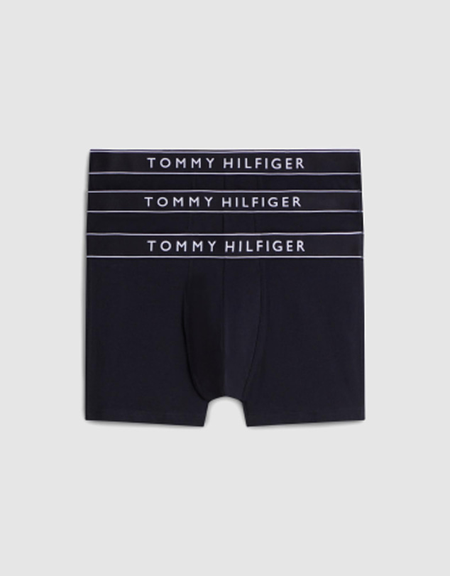 Tommy Hilfiger - 3-Pack Essential Logo Waistband Trunks