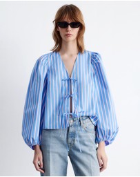 & Other Stories - Tie-Front Blouse