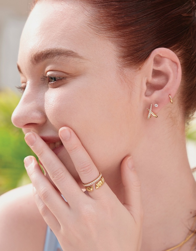 Ania Haie - Gold Pave Ring