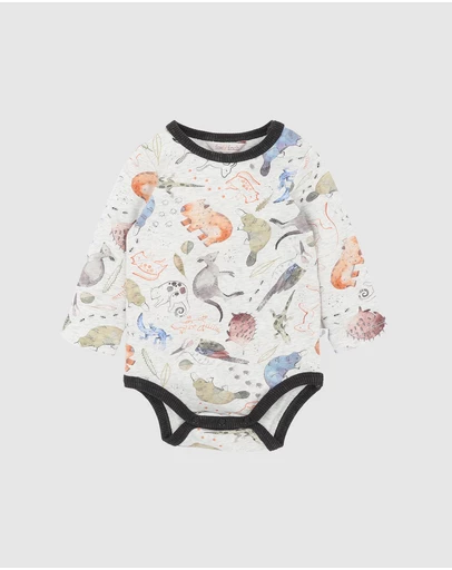 Fox & Finch - Outback Adventure LS Bodysuit - Babies
