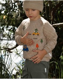 Purebaby - Slouchy Track Pant -Kids-Babies