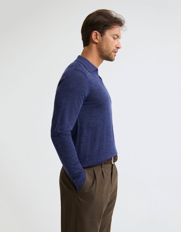 Oxford - Blair Polo Collar Merino Knit