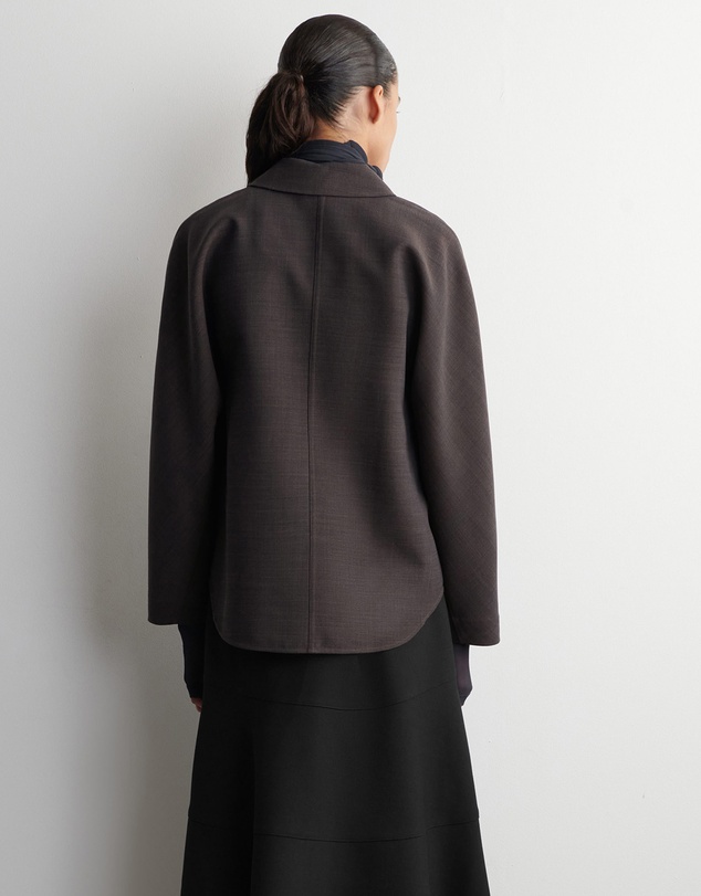 COS - Rounded Wool-Blend Shirt