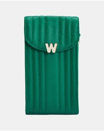 Wolf - Wolf Mimi Phone Case with Wristlet & Lanyard Green