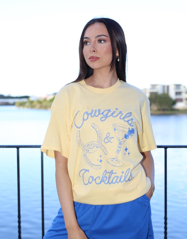 Vacancy Co - Cowgirls & Cocktails Tee