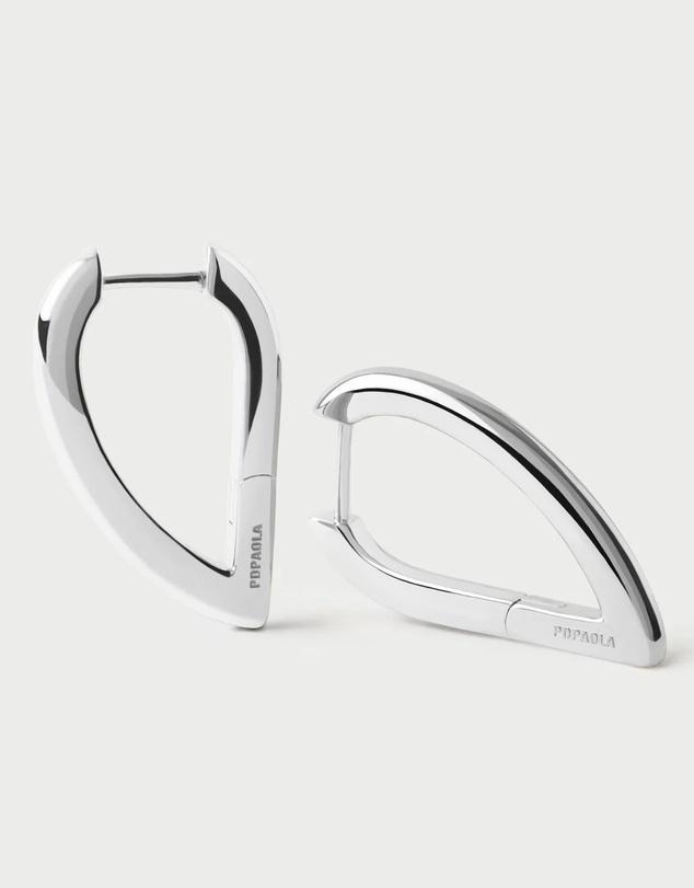 PDPAOLA - Vento Mini Silver Earrings