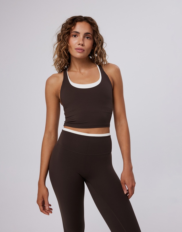 Upstate - Air Sculpt Double Layer Tank - Espresso