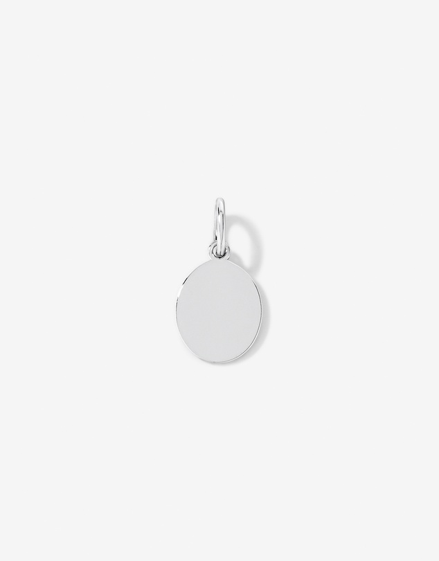 Michael Hill - Engravable Sunray Oval Pendant in Sterling Silver