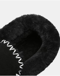 EVERAU - EverAU Ugg Popo Moccasin Sheepskin Upper Moccasins
