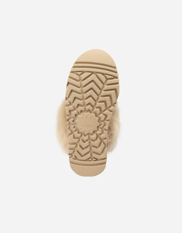 Ozwear Connection Uggs - UGG Daniela Premium Platform Slipper (Elastic Logo & Wool Strap – Detachable)