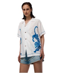 THE TALES - Crouching Tiger Cotton Shirt