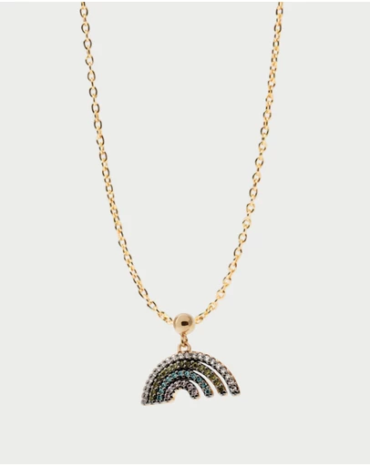PDPAOLA - Rainbow Charm Necklace