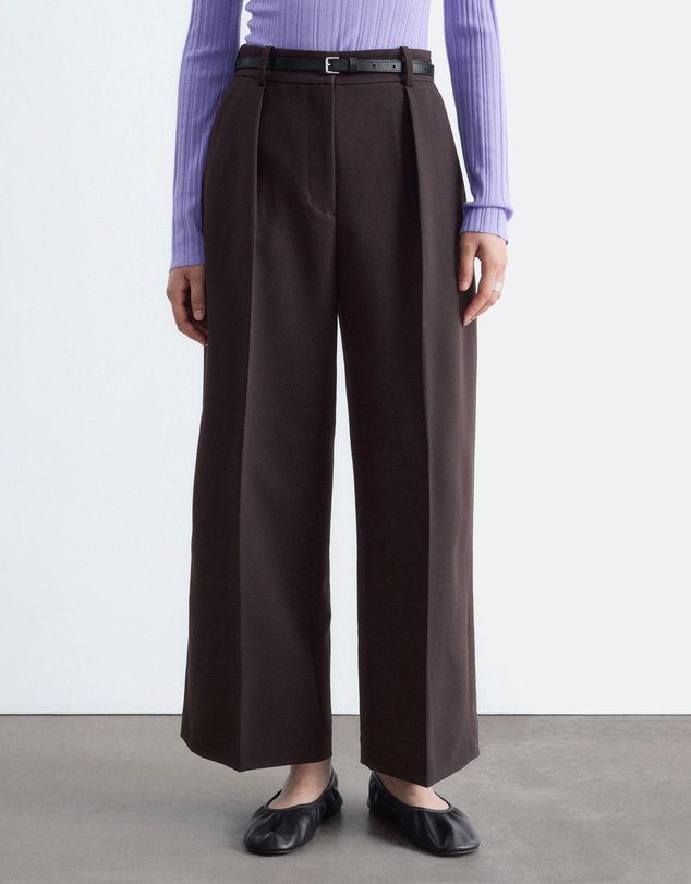 & Other Stories - Cropped Pleat Trousers