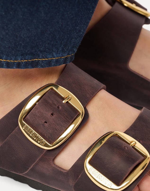 Birkenstock - Arizona Big Buckle Habana Oiled Leather Regular - Women's