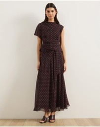 Atmos&Here - Rumi Polka Dot Maxi Skirt