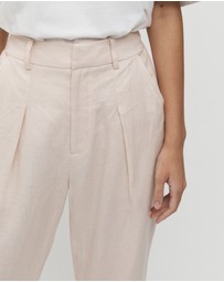 FRIEND of AUDREY - Émilion 7/8 Linen Trouser