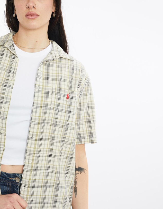 Vintage by The Real Deal - Pre Loved - Vintage 90s Polo Ralph Lauren Short Sleeve Button Up Shirt