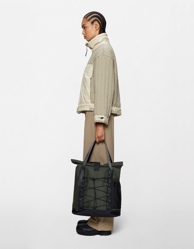 RAINS - Trail Rolltop Tote Bag Green