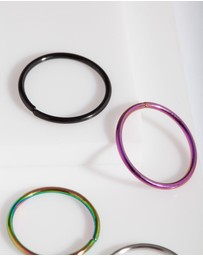 Lovisa - Mixed Metal Nose Ring 4-Pack