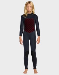 Roxy - Girls 8 to 16 4/3mm Swell Natural Back Zip Wetsuit