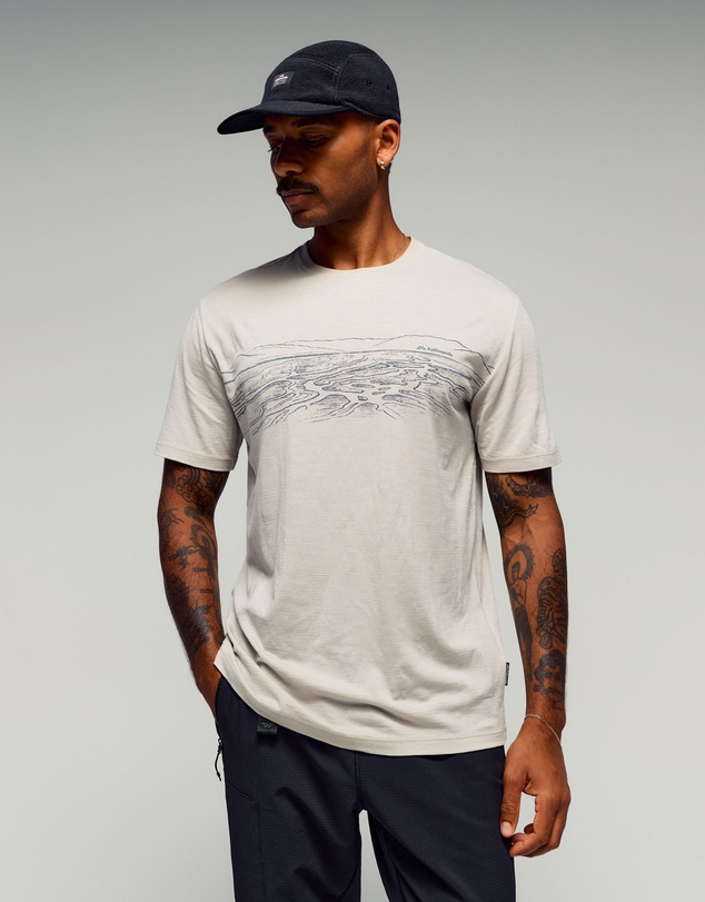 Kathmandu - 100% Merino Graphic T-Shirt