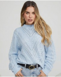 Esther & Co - Rheane Knit - Blue