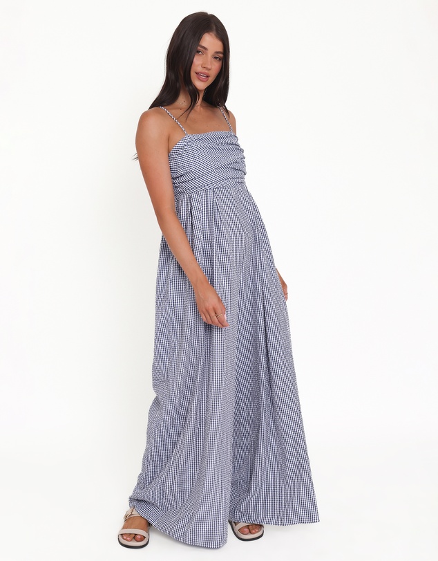 Petal & Pup - Pricilla Jumpsuit - Blue Gingham