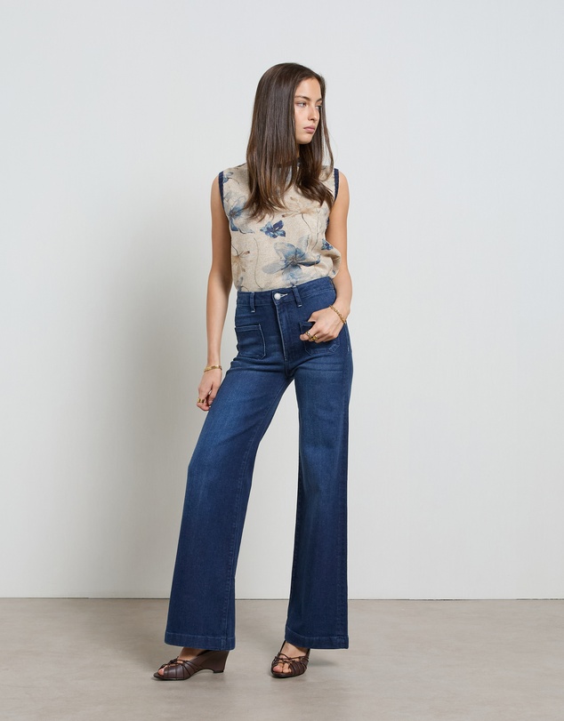DRICOPER DENIM - Indy High Rise Wide Leg Jeans