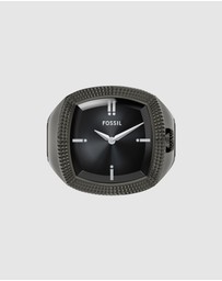 Fossil - Machine Luxe Watch Ring Gunmetal Analogue Watch