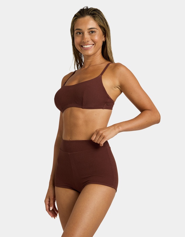 Roxy - Womens Palm Shadows Shorty Bikini Bottom