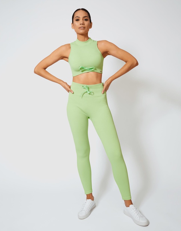 Locomotion - Beveled Seamless Crop Top
