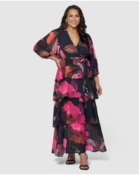 Pink Dusk by Curve Project - Temptress Maxi Dress