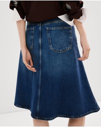 M.N.G - Midi Denim Skirt