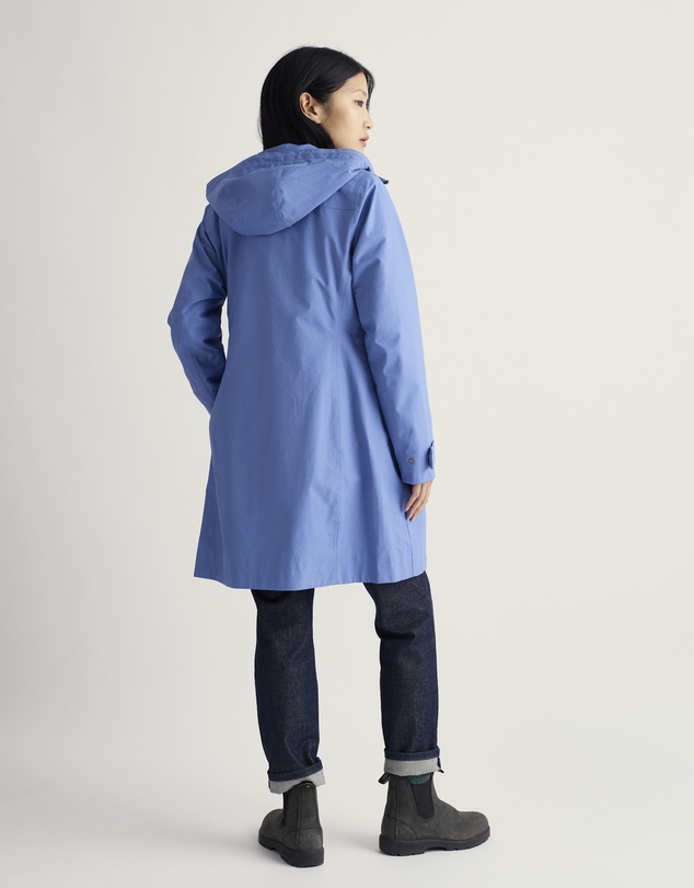 Seasalt - Seasalt Cornwall Blue Coverack Waterproof Coat