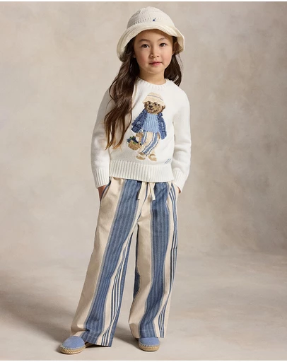 Polo Ralph Lauren - Woven Wide Leg Pants - Kids