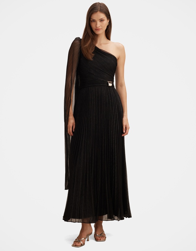 Forever New - Samara One Shoulder Plisse Maxi Dress