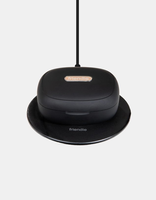Friendie - AIR Active 2.0 Black and Rose Gold Sport Earbud (True Wireless In Ear Headphones)