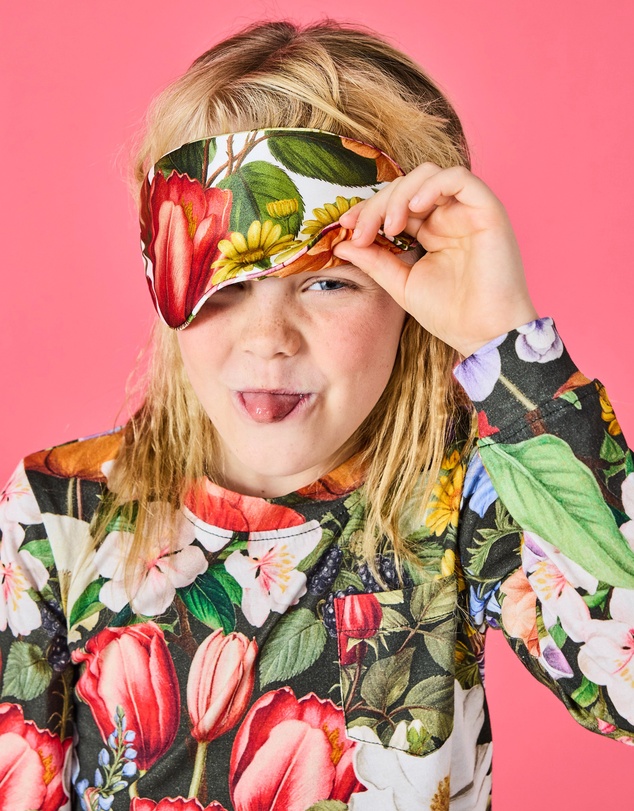 Kip&Co - Cottage Garden Eden Kids Organic Cotton Long Sleeve Top and Pants Pyjama Set - Babies-Teens