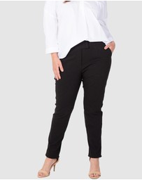 Love Your Wardrobe - Stretch Bengaline Tummy Tuck Pants