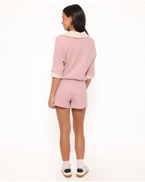 Petal & Pup - Greta Knitted Short Set - Pink