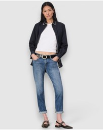 rag & bone - Dre Low-Rise Slim Boyfriend Jeans