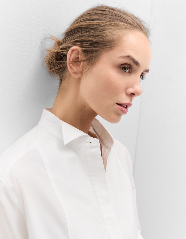 UNISON - Tuxedo Collar Shirt