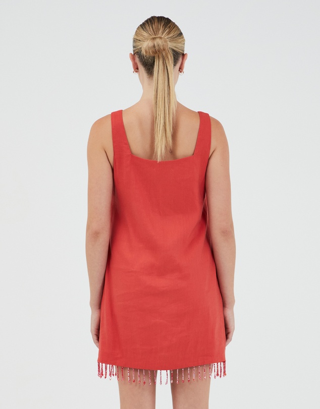 Third Form - Flame Linen Mini Dress