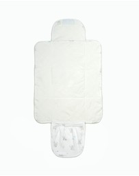 Living Textiles - Waterproof Travel Change Mat - Elephant Playtime