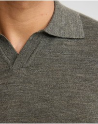 Oxford - Blair Polo Collar Merino Knit