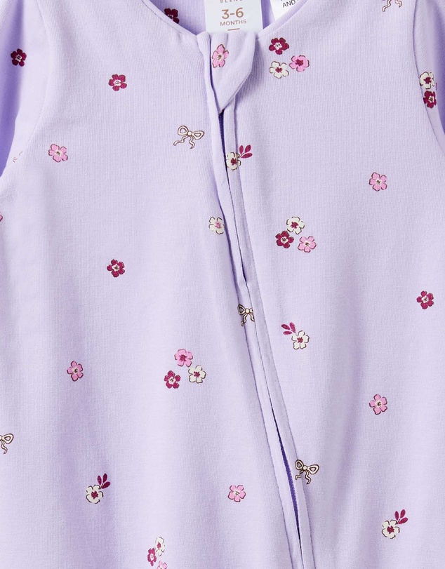 Cotton On Kids - Growie Long Sleeve Zip Romper