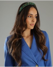Morgan & Taylor - Elodie Headband in Green