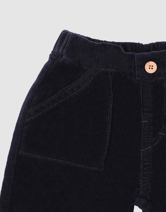 Bebe by Minihaha - Jake Navy Pull On Pants - Babies